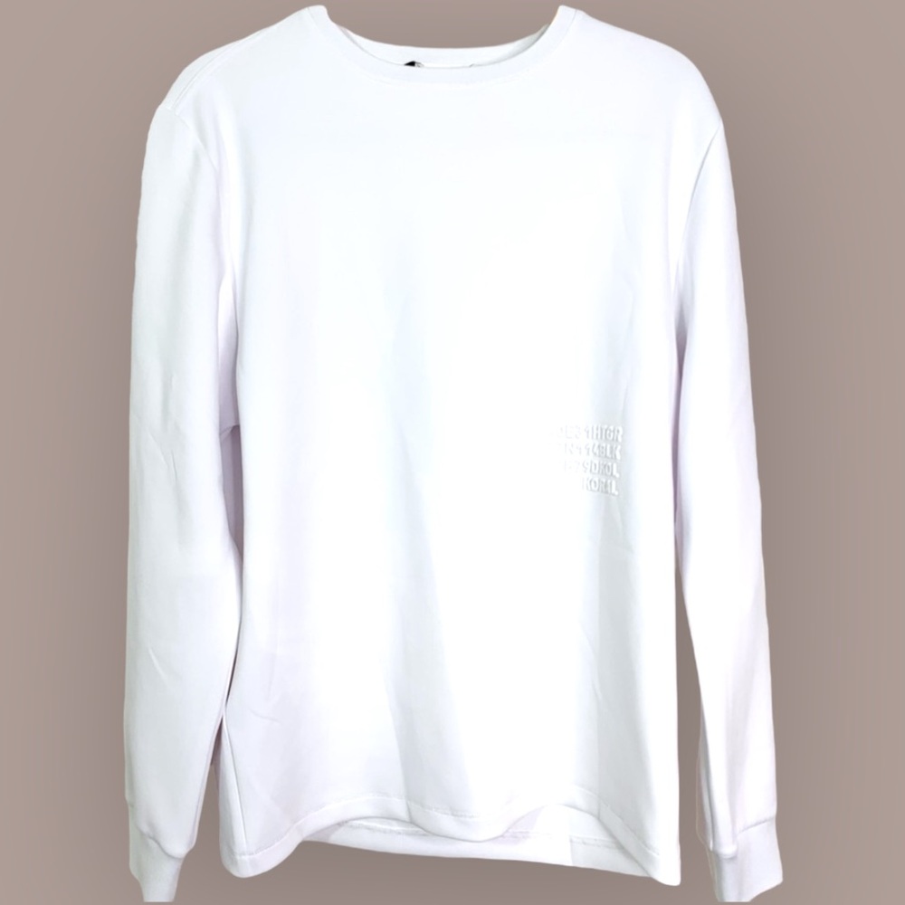 NWOT Men’s Koral Activewear White Scuba Sweatshirt Men’s M